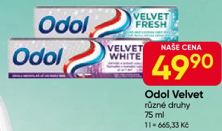 Pasta na zuby Velvet Odol