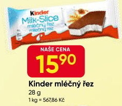 Řez mléčný Kinder