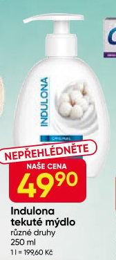 Tekuté mýdlo Indulona