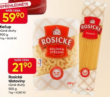 Těstoviny bezvaječné Rosické