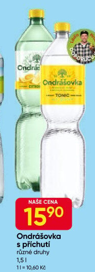 Voda ochucená Ondrášovka