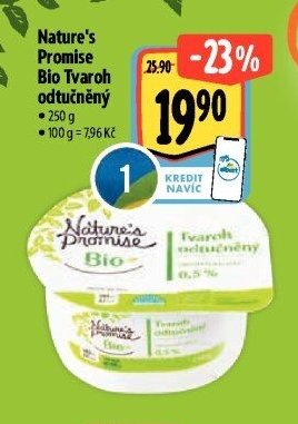 Nature's Promise Bio Tvaroh odtučněný