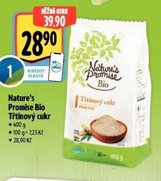 Nature's Promise Bio Třtinový cukr