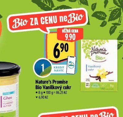 Nature's Promise Bio Vanilkový cukr