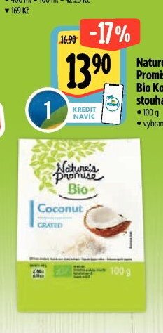 Nature's Promise Bio Kokos stouhaný