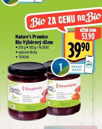 Nature's Promise Bio Výběrový džem