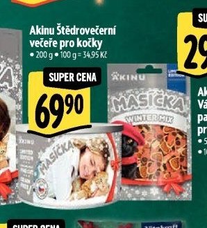 Akinu Štědrovečerní večeře pro kočky
