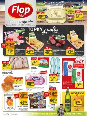 akční leták FLOP TOP 29.10.2025-4.11.2025