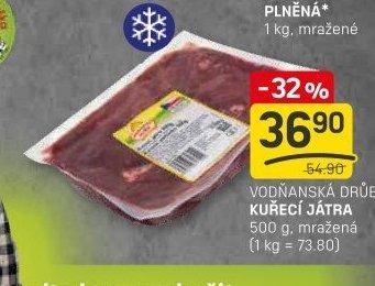 VODŇANSKÁ DRŮBEŽ KUŘECÍ JÁTRA