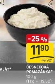 Česneková pomazánka