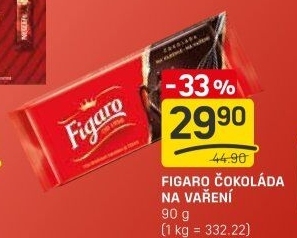 Čokoláda na vaření Figaro