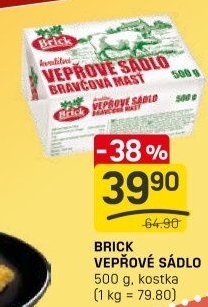 Sádlo vepřové Brick