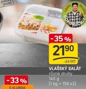 Salát vlašský Lahůdky Vavřík