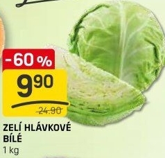 Zelí hlávkové bílé