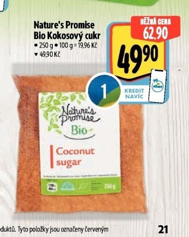 Nature's Promise Bio Kokosový cukr