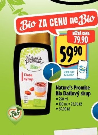 Nature's Promise Bio Datlový sirup
