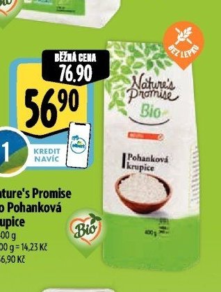 Nature's Promise Bio Pohanková krupice