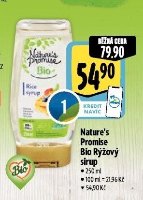 Nature's Promise Bio Rýžový sirup