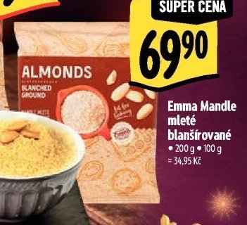 Emma Mandle mleté blanšírované