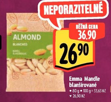 Emma Mandle blanšírované
