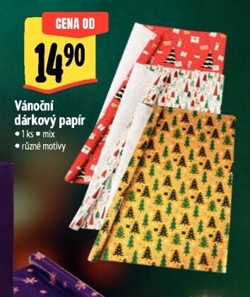 Vánoční dárkový papír