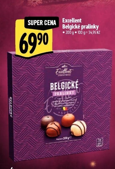 Bonboniéra Pralinky belgické Albert Excellent