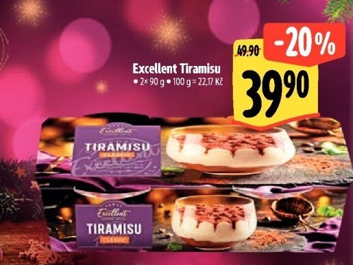 Dezert Tiramisu Albert Excellent