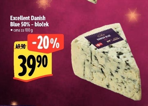 Sýr Danish Blue 50% Albert Excellent