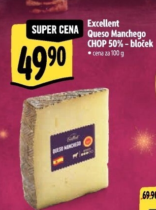 Sýr Manchego Queso CHOP 50% Albert Excellent