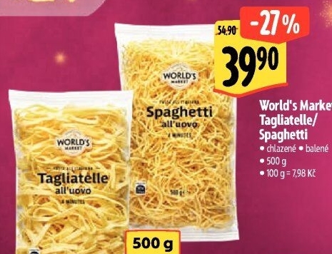 Těstoviny chlazené World'