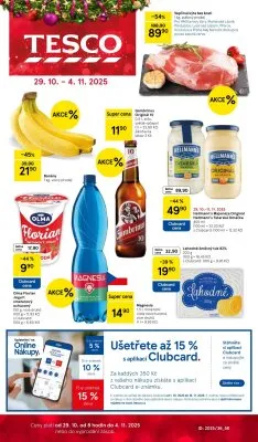 akční leták Tesco 29.10.2025-4.11.2025