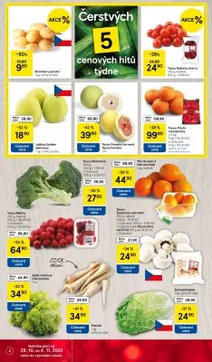 akční leták Tesco 29.10.2025-4.11.2025
