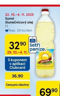 Sunol Slunečnicový olej