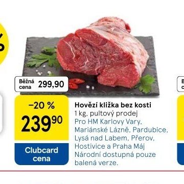 Hovězí kližka bez kosti