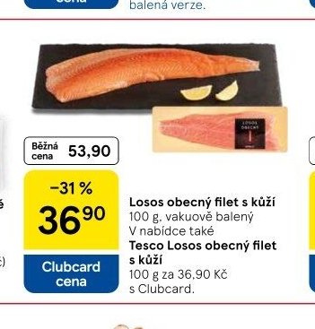 Losos obecný filet s kůží