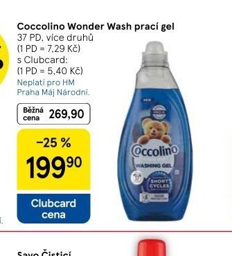 Coccolino Wonder Wash prací gel