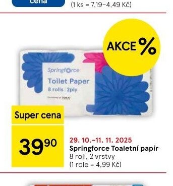 Springforce Toaletní papír
