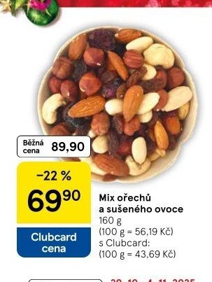 Mix ořechů a sušeného ovoce 160 g
