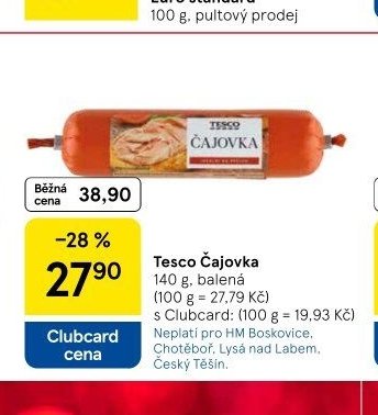 Tesco Čajovka