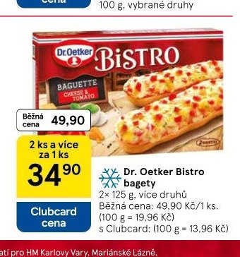 Dr. Oetker Bistro bagety 2x 125 g