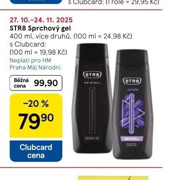 STR8 Sprchový gel - Tesco akcniletaky.com
