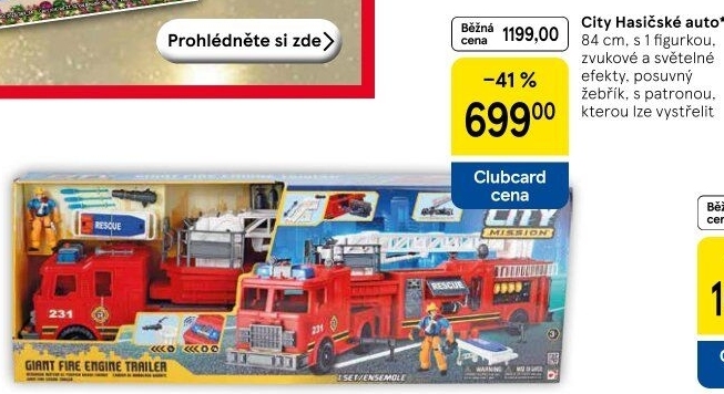 Hasičské auto City Mission