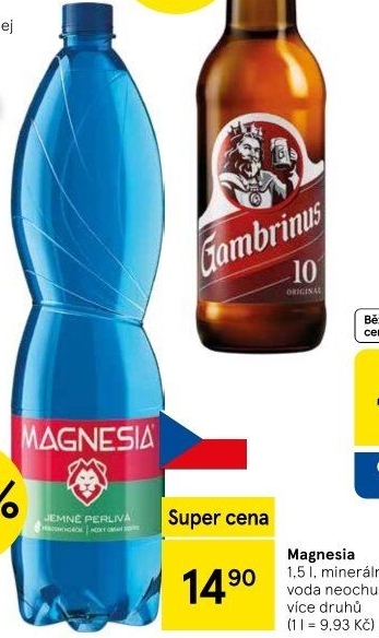 Přírodní voda Magnesia