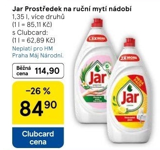 Prostředek na nádobí Jar