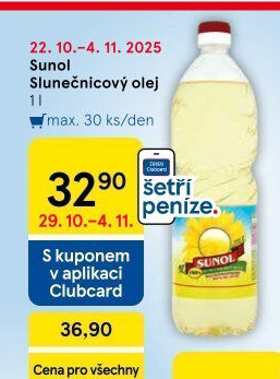 Slunečnicový olej Sunol