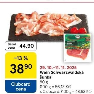 Šunka schwarzwaldská Wein