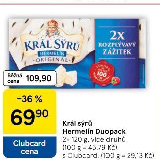 Sýr Hermelín Král sýrů