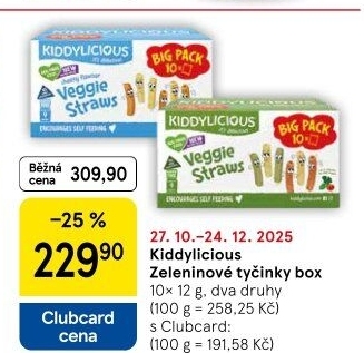 Tyčinky zeleninové Kiddylicious