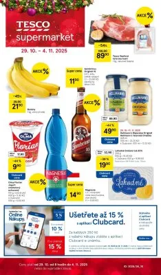akční leták Tesco 29.10.2025-4.11.2025