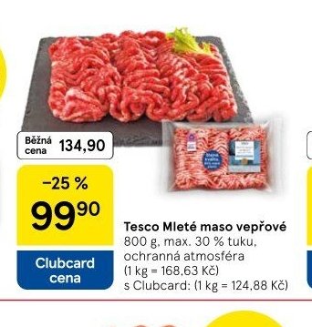 Tesco Mleté maso vepřové